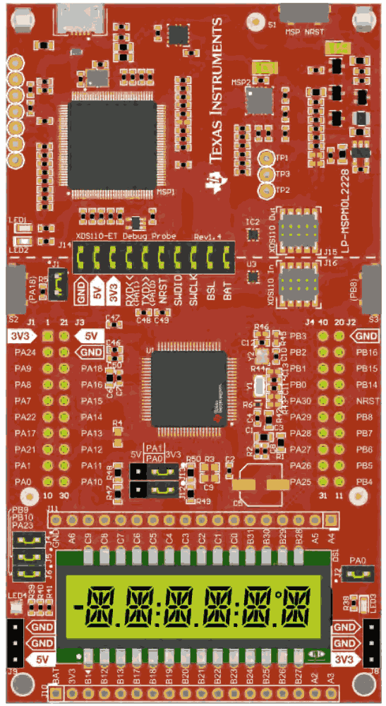 MSPM0L2228 LaunchPad development board