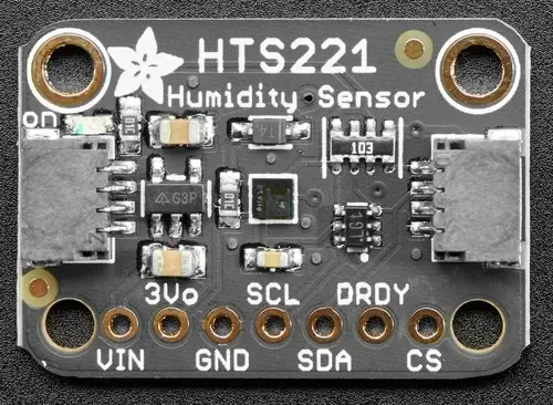 A picture of the Adafruit HTS221 Temperature and Humidity Sensor Shield shield