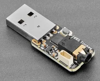 A picture of the TRRS Trinkey board
