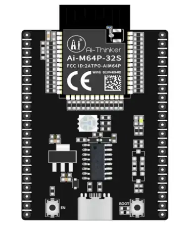A picture of the Ai-Thinker M64P-32S Development Board board