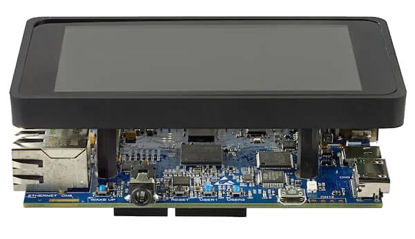 A picture of the STM32MP157x-DK2 Discovery board