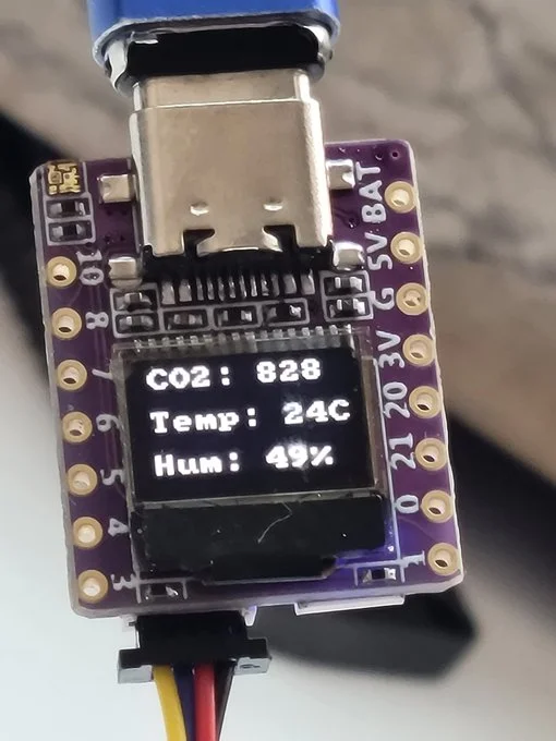 01space ESP32C3 0.42 OLED