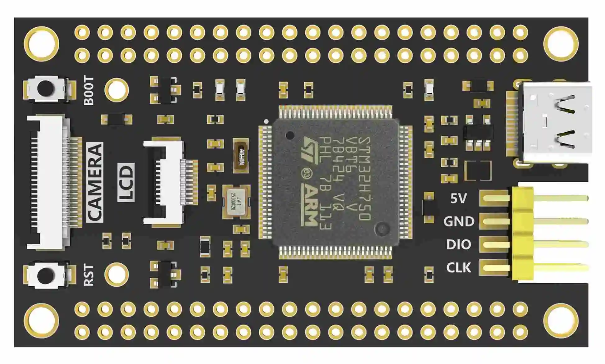 A picture of the FK750M1-VBT6 board