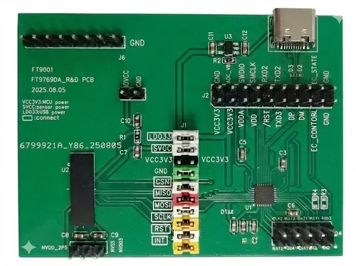 A picture of the FocalTech FT9001 Evaluation Board board