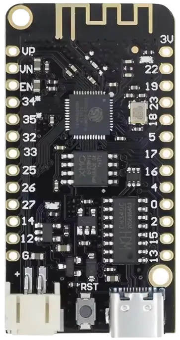 A picture of the Wemos Lolin32 Lite board