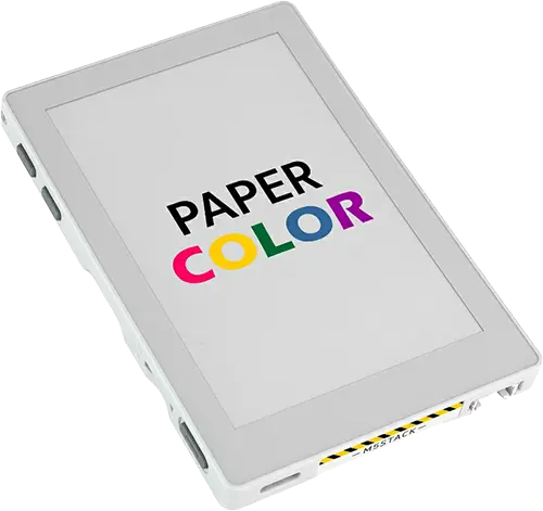 A picture of the PaperColor board