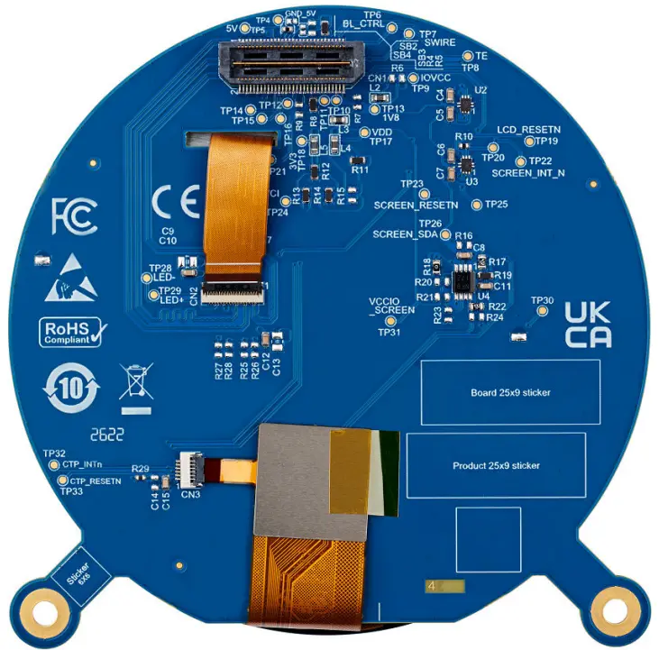 MB1835 Display shield back image
