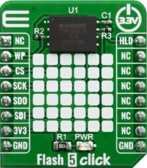 A picture of the Flash 5 Click shield