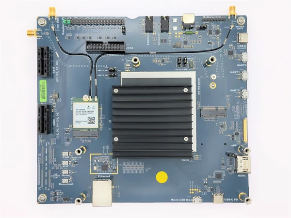A picture of the Genio 700 EVK board