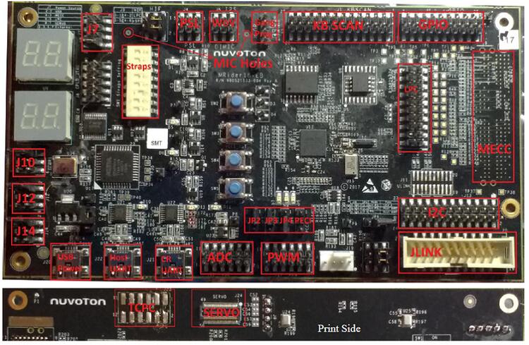 NPCX4M8F Evaluation Board