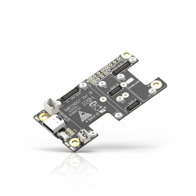 A picture of the RAK19007 WisBlock Base Board 2nd Gen shield