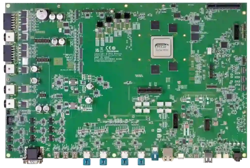 A picture of the R-Car Ironhide board