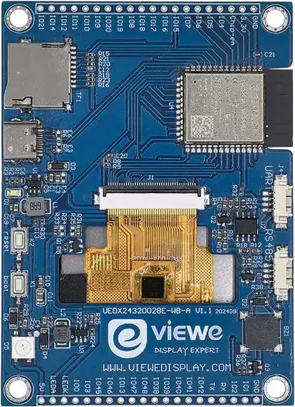A picture of the VIEWE UEDX24320028E-WB-A board