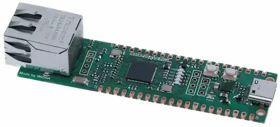 A picture of the W55RP20-EVB-Pico board