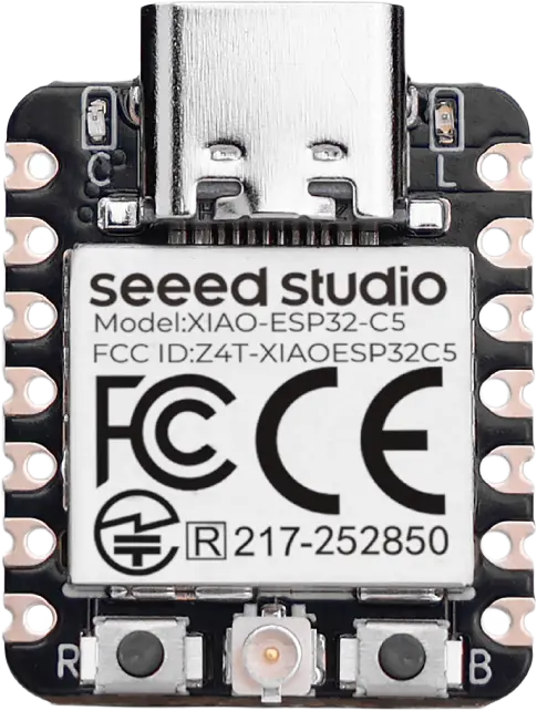 A picture of the XIAO ESP32C5 board